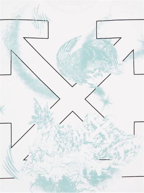 Moon Skate Graphic T-shirt OFF WHITE | 44MAA120S26J00E100